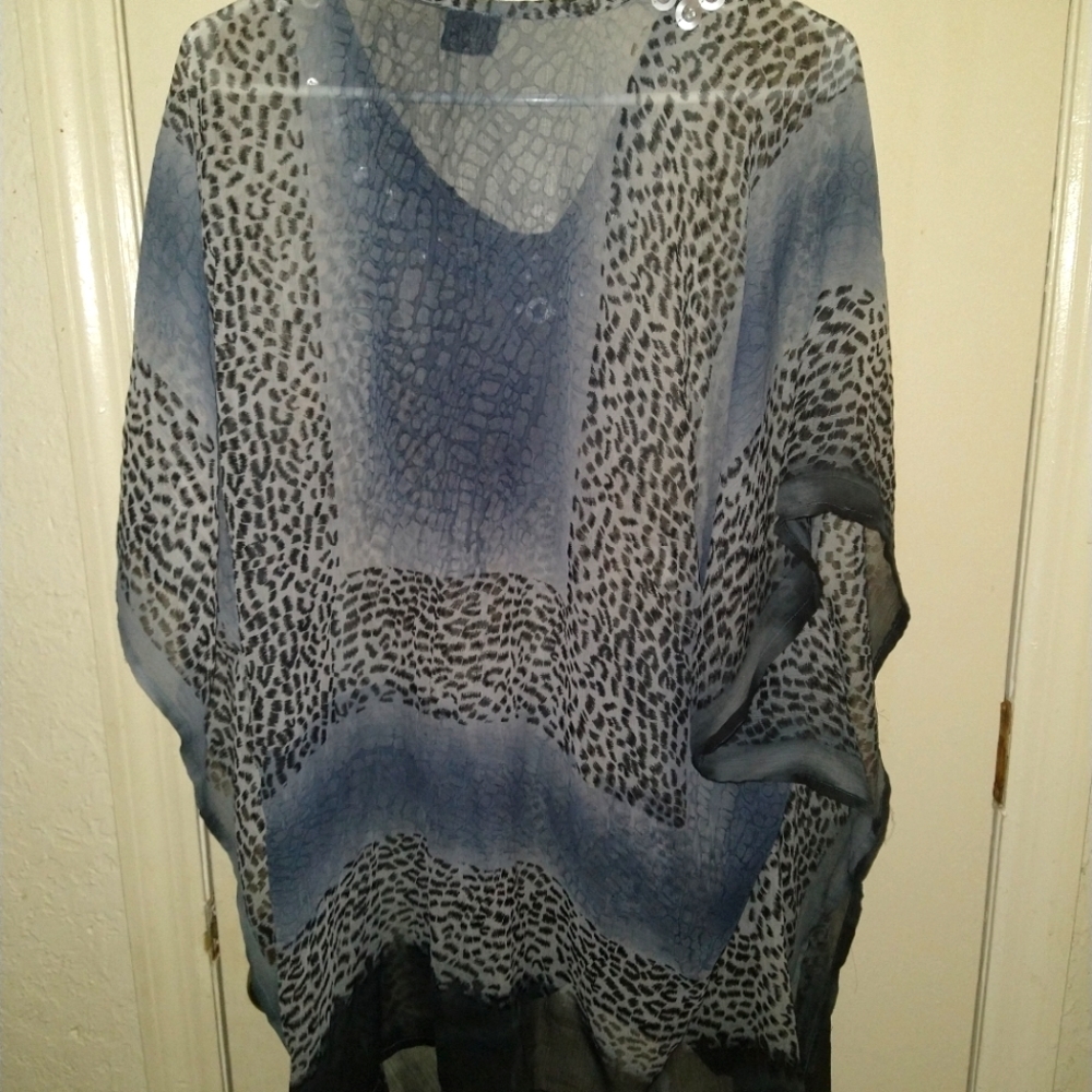 Lightweight see-through blouse